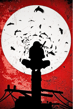 Metta Poster Itachi Red