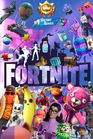 Póster Fortnite Victory Royale