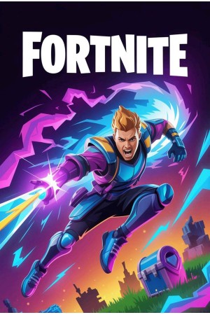 Póster Fortnite Salto de...