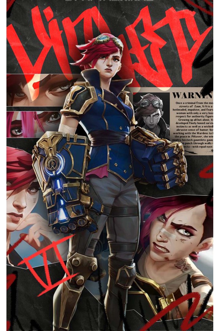 Póster Vi – Arcane League of Legends