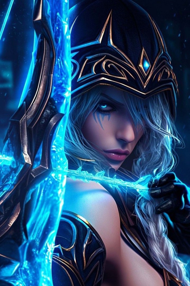Póster Ashe Glacial – League of Legends