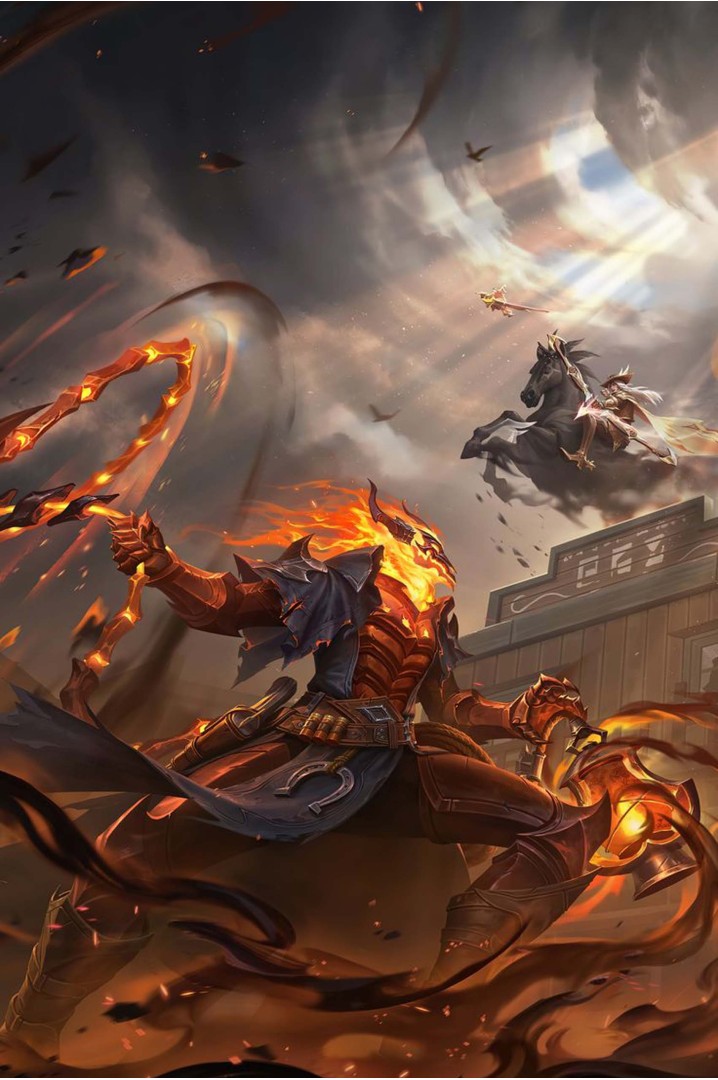 Póster Thresh Infernal – League of Legends