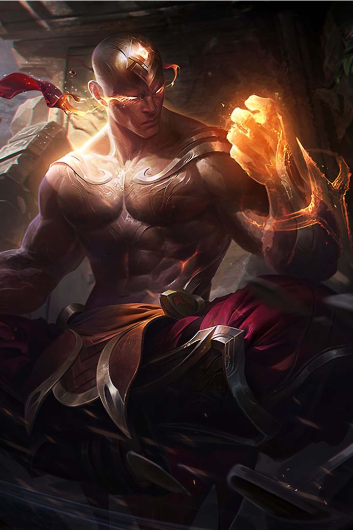 Póster Lee Sin Puño Ardiente – League of Legends
