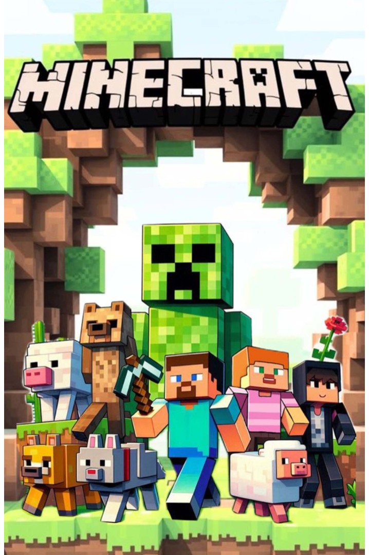 Póster Minecraft Mundo de Criaturas