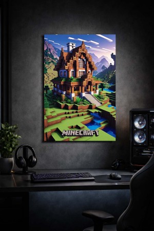 Póster Minecraft Casa...