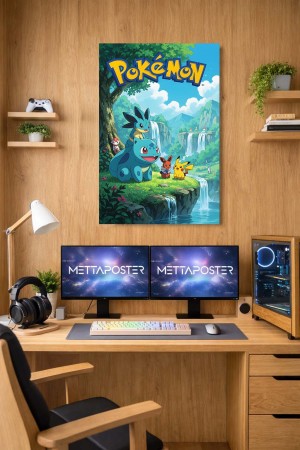 Póster Pokémon con Pikachu...