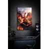 Póster Pokémon Charmander de Fuego – Estilo épico anime