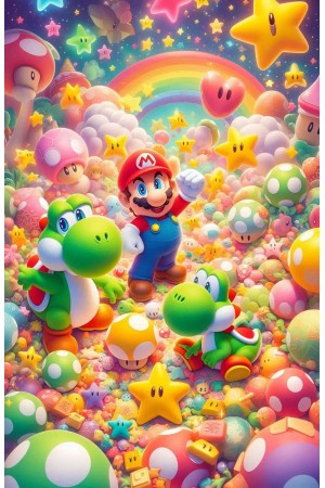Póster Super Mario con...