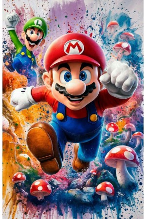 Póster Super Mario y Luigi...