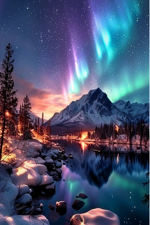 Metta Poster Aurora Boreal