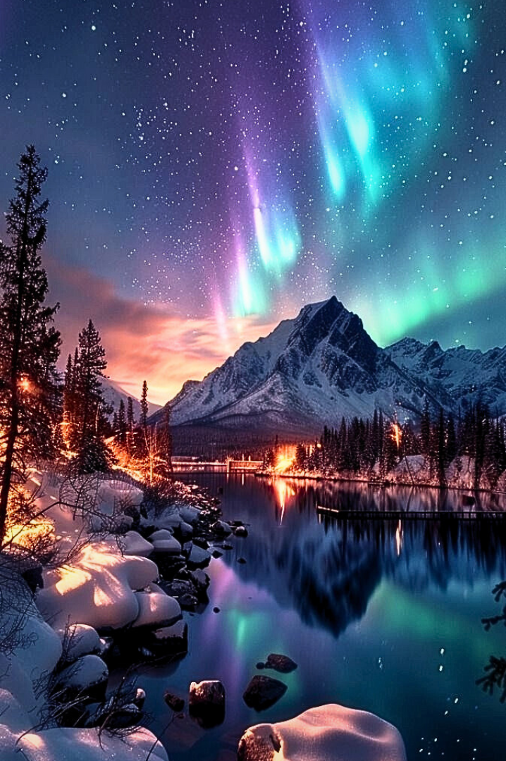 Metta Poster Aurora Boreal