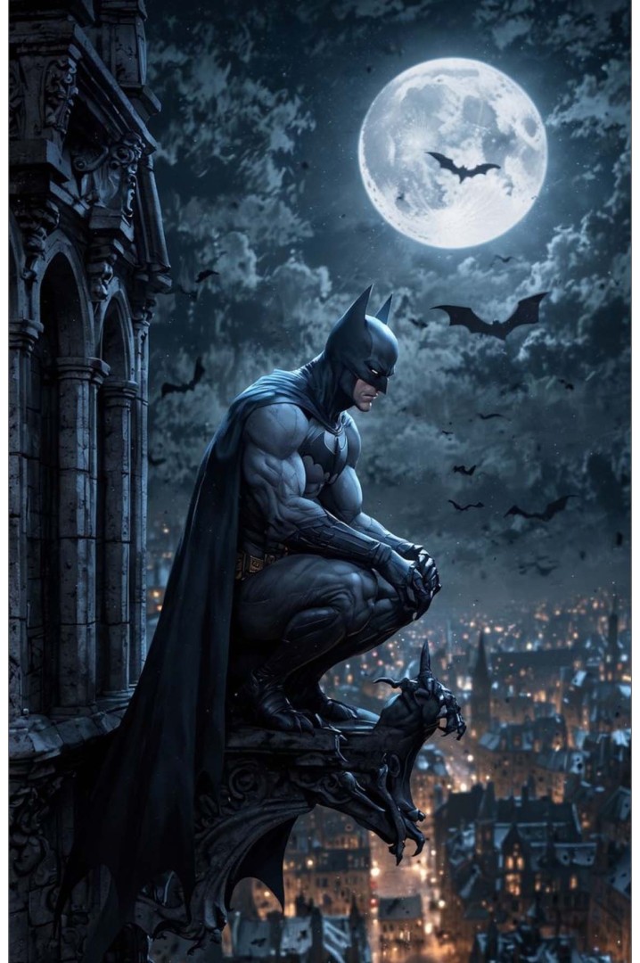 Póster Batman Vigilante Nocturno – Gotham bajo...