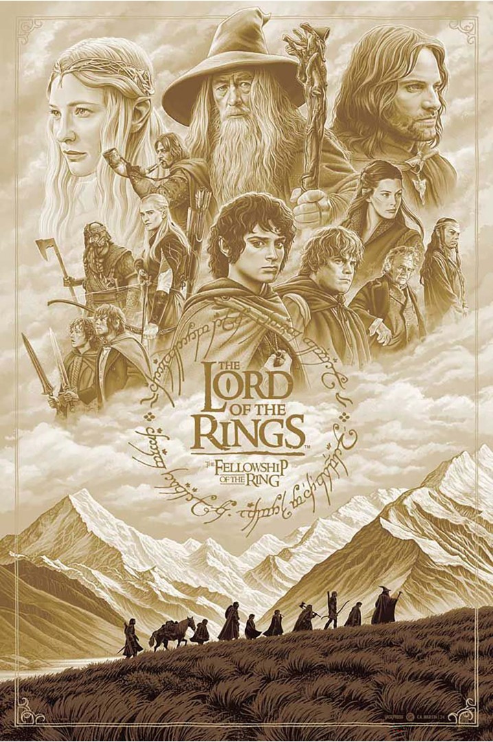 Póster La Comunidad del Anillo – El Señor de...