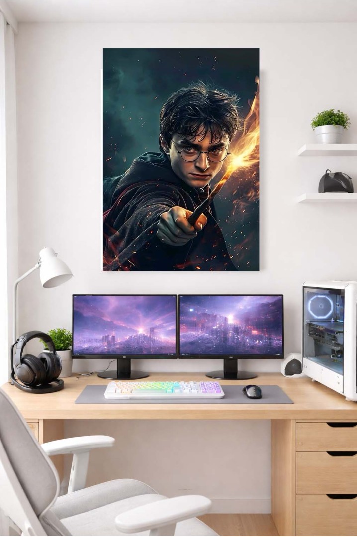 Póster Harry Potter – Magia en Combate