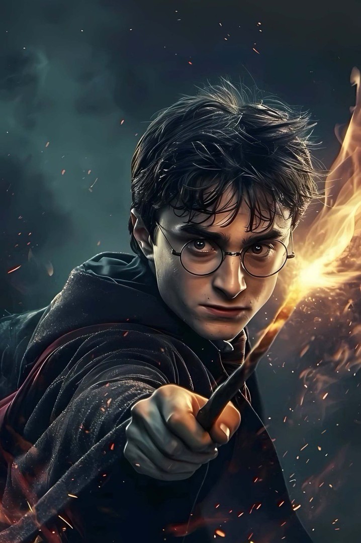 Póster Harry Potter – Magia en Combate
