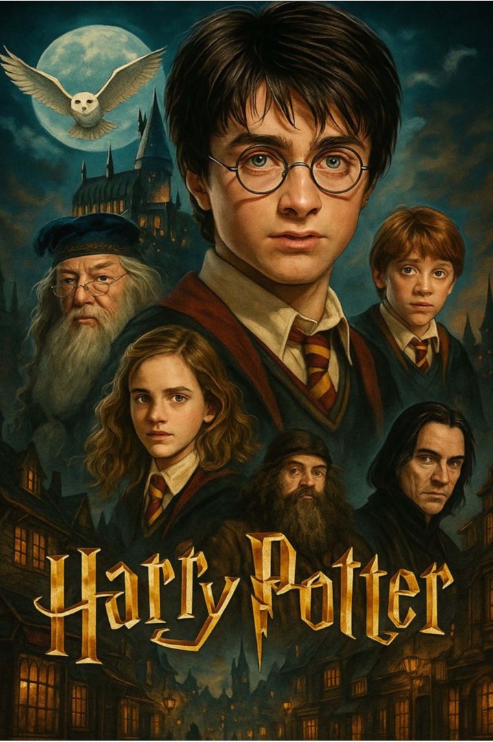 Póster Harry Potter – La Saga Mágica
