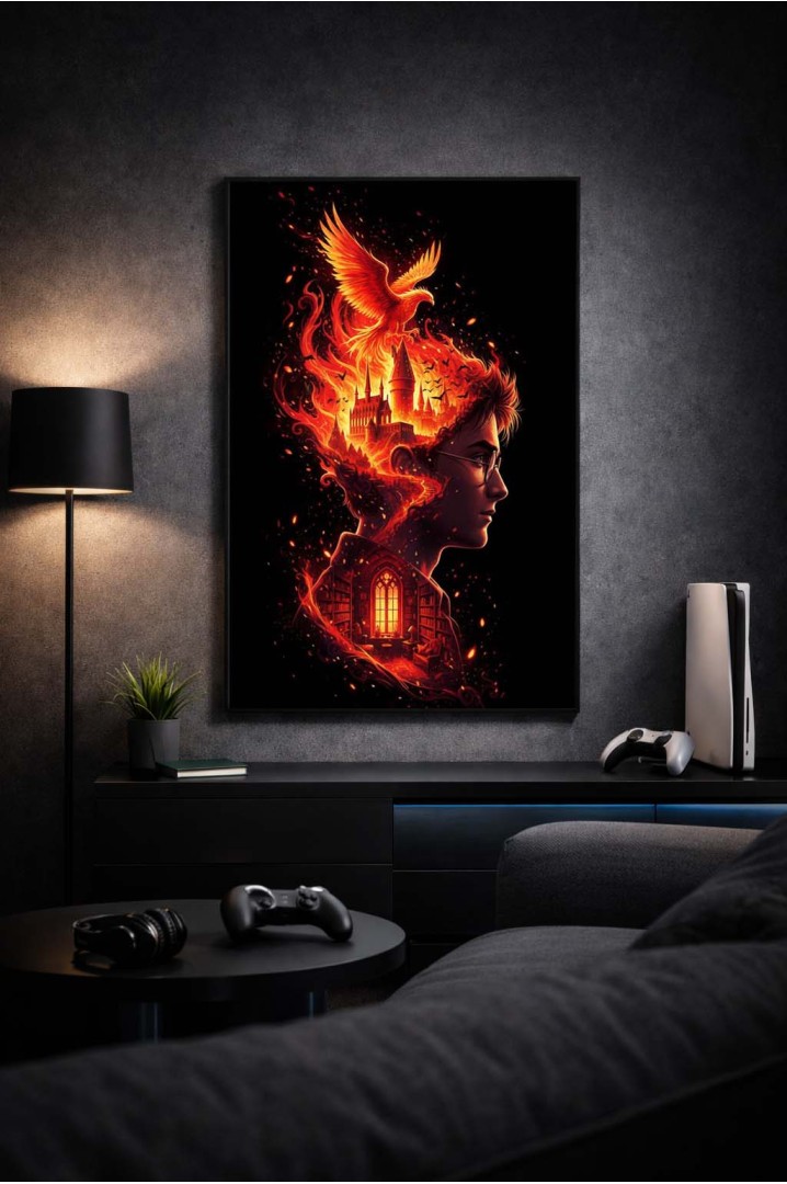 Póster Harry Potter – Fénix y Fuego Interior