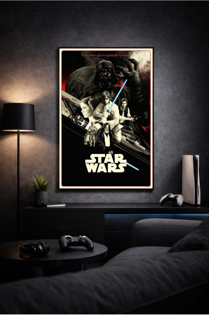 Póster Star Wars Episodio IV – Edición Clásica Retro