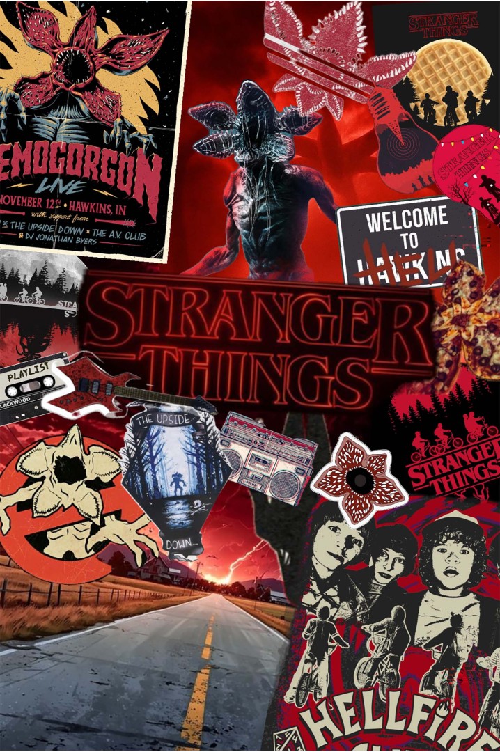Póster Stranger Things – Collage Hawkins...