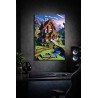 Mettaposter Minecraft Casa Árbol – Refugio Aéreo en Metacrilato Premium