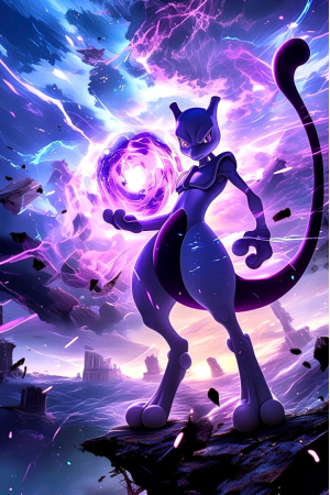 Metta Poster Mewtwo