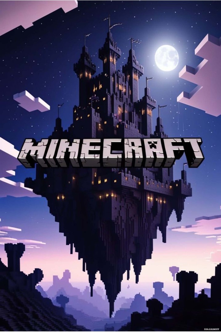Mettaposter Minecraft Castillo Flotante – Reino...