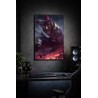 Mettaposter High Noon League of Legends – Diseño Infernal en Metacrilato Premium