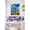 Mettaposter Fortnite Action Neon – Diseño Dinámico en Metacrilato Premium
