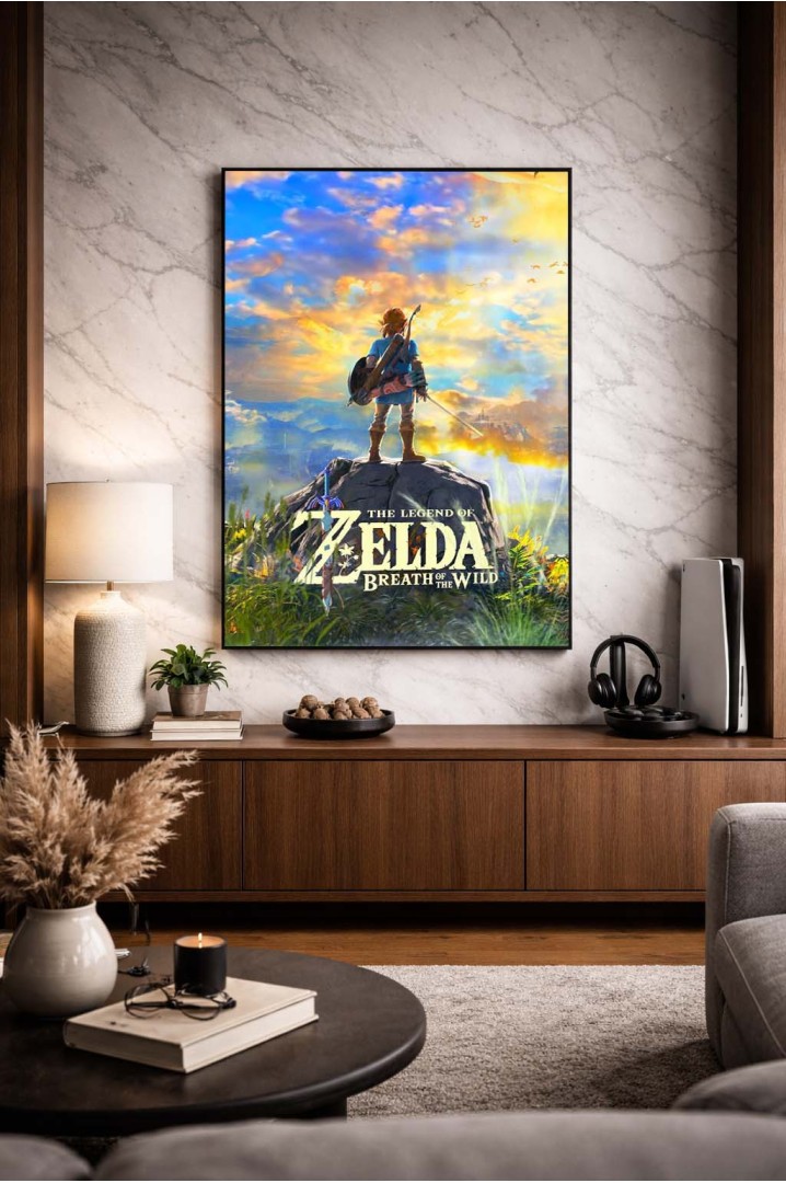 Mettaposter Zelda Breath of the Wild – Diseño Épico en Metacrilato Premium