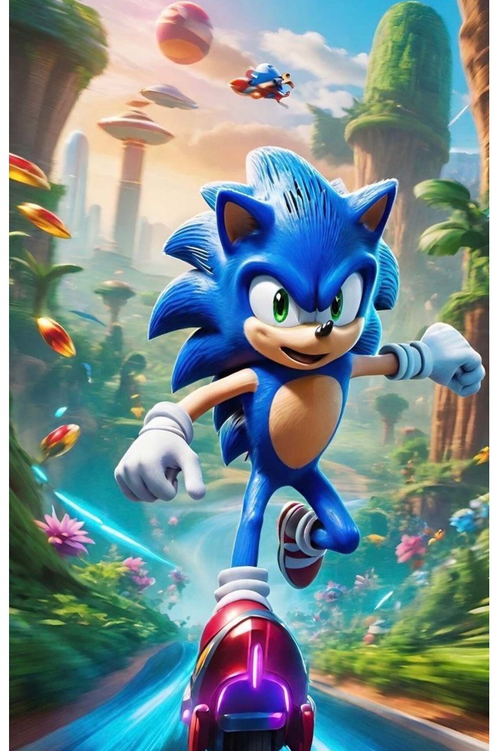 Mettaposter Sonic Velocity – Diseño Dinámico...