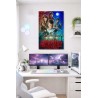 Mettaposter Stranger Things Eleven vs Vecna – Cuadro en Metacrilato Premium