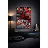 Mettaposter Stranger Things 3 Starcourt – Eleven y Demogorgon en Metacrilato Premium