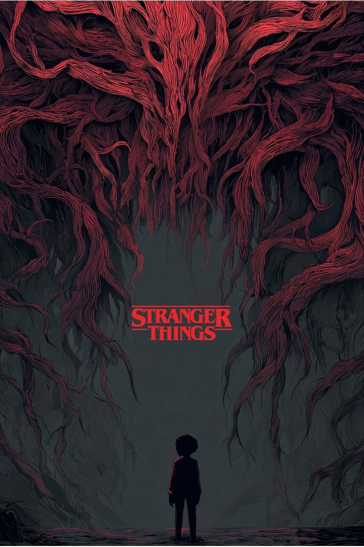 Mettaposter Stranger Things Upside Down –...