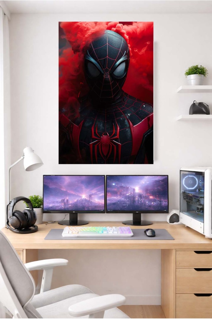 Mettaposter Spider-Man Negro – Edición Oscura