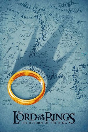 Mettaposter El Señor de los Anillos – Mapa de la Tierra... 2