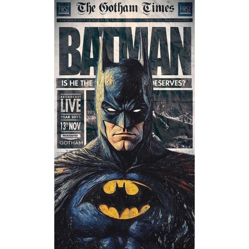 Mettaposter Batman – Gotham Times 2
