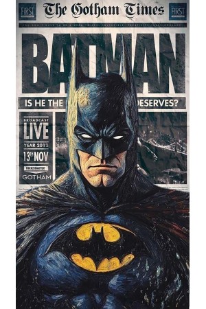 Mettaposter Batman – Gotham Times
