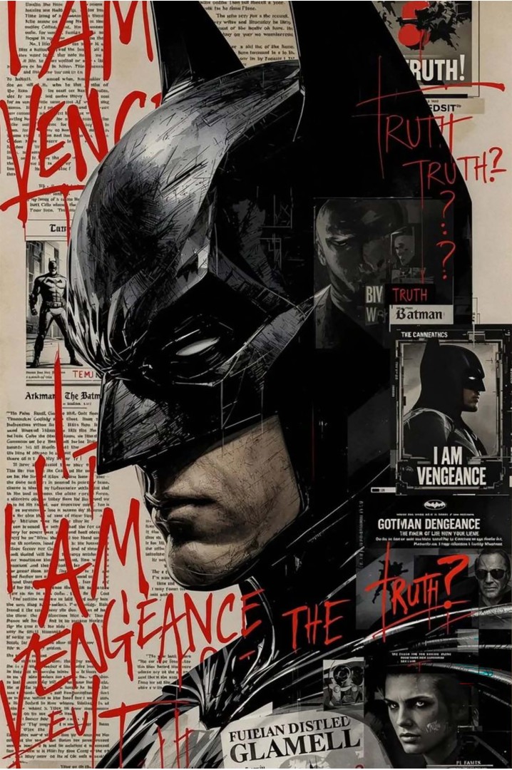 Mettaposter Batman – Vengeance