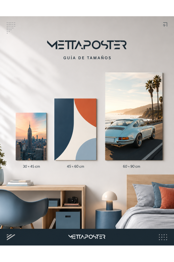 Mettaposter BMW – Black & Red