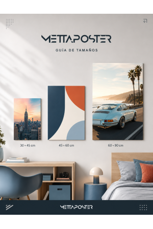 Mettaposter BMW – Black & Red