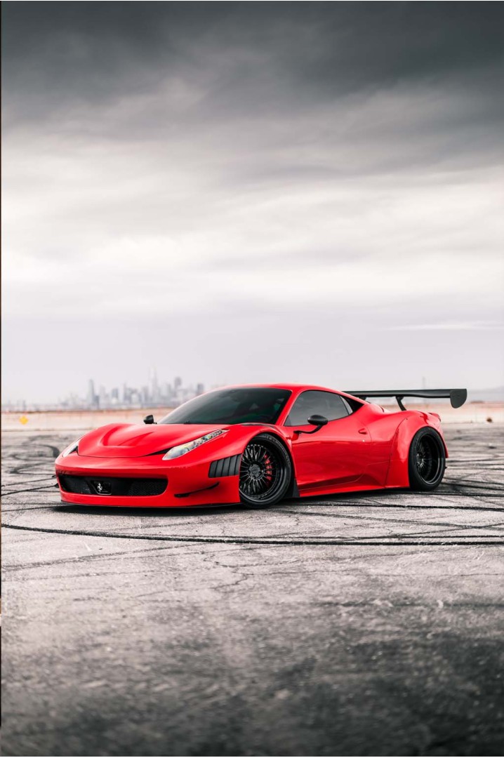 Mettaposter Ferrari 458 Italia – Red Racing...