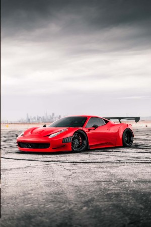 Mettaposter Ferrari 458 Italia – Red Racing...