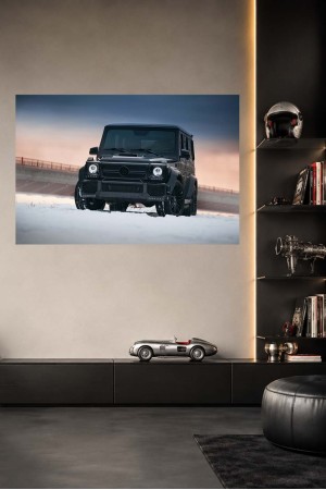 Mettaposter Mercedes G Brabus – Black Snow Edition