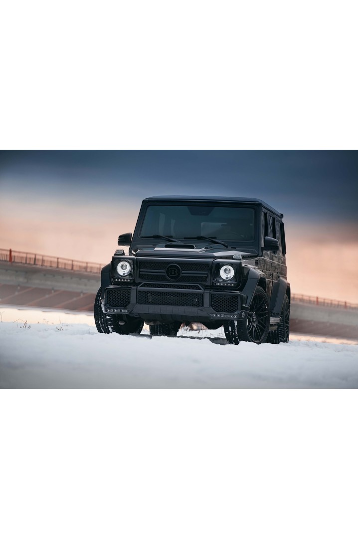 Mettaposter Mercedes G Brabus – Black Snow Edition